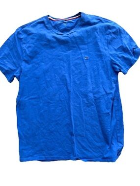 Tommy Hilfiger Short Sleeve Crewneck T-Shirt - Royal Blue Large